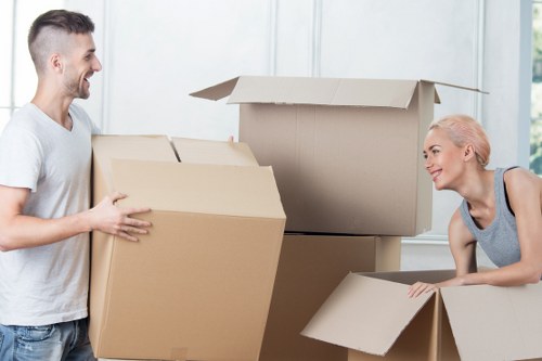 Careful loading of household items for small removals in Kingston upon Thames